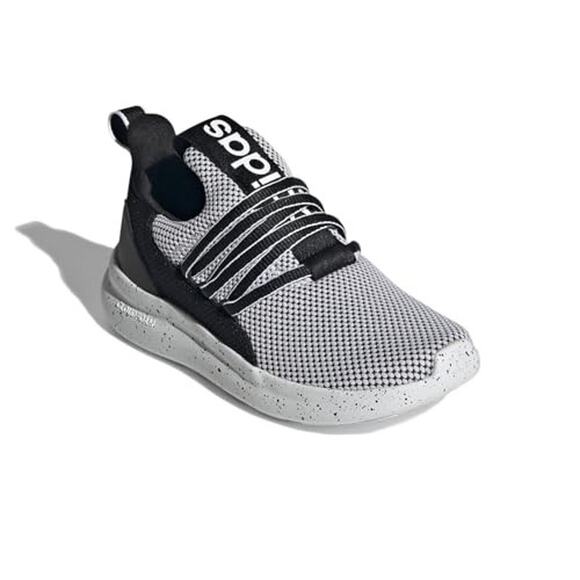 USED adidas Unisex Baby Lite Racer Adapt 7.0 Sneaker, White/Black-sz 5 - Picture 1 of 5